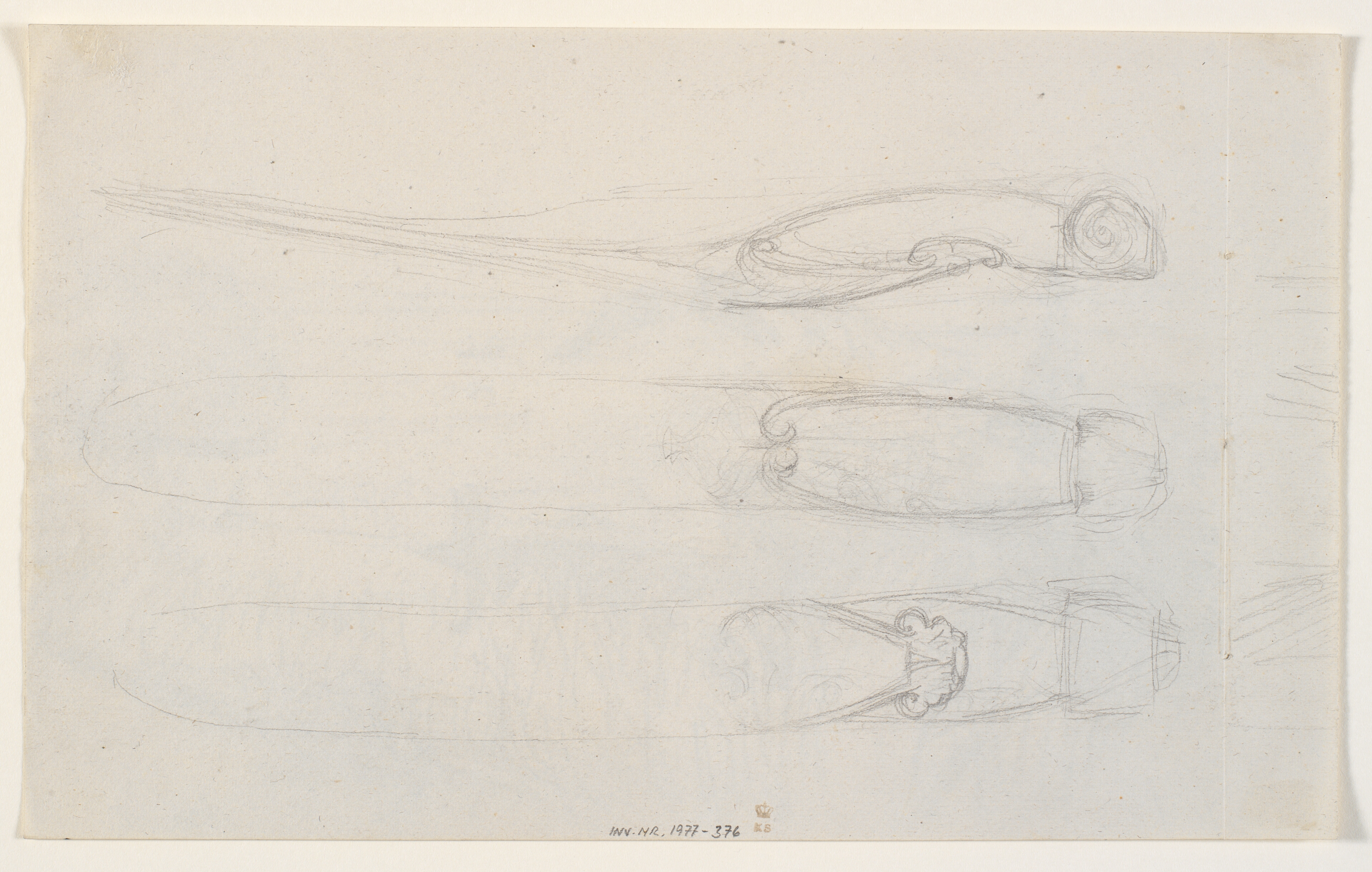 Tre studier af/efter en brevkniv